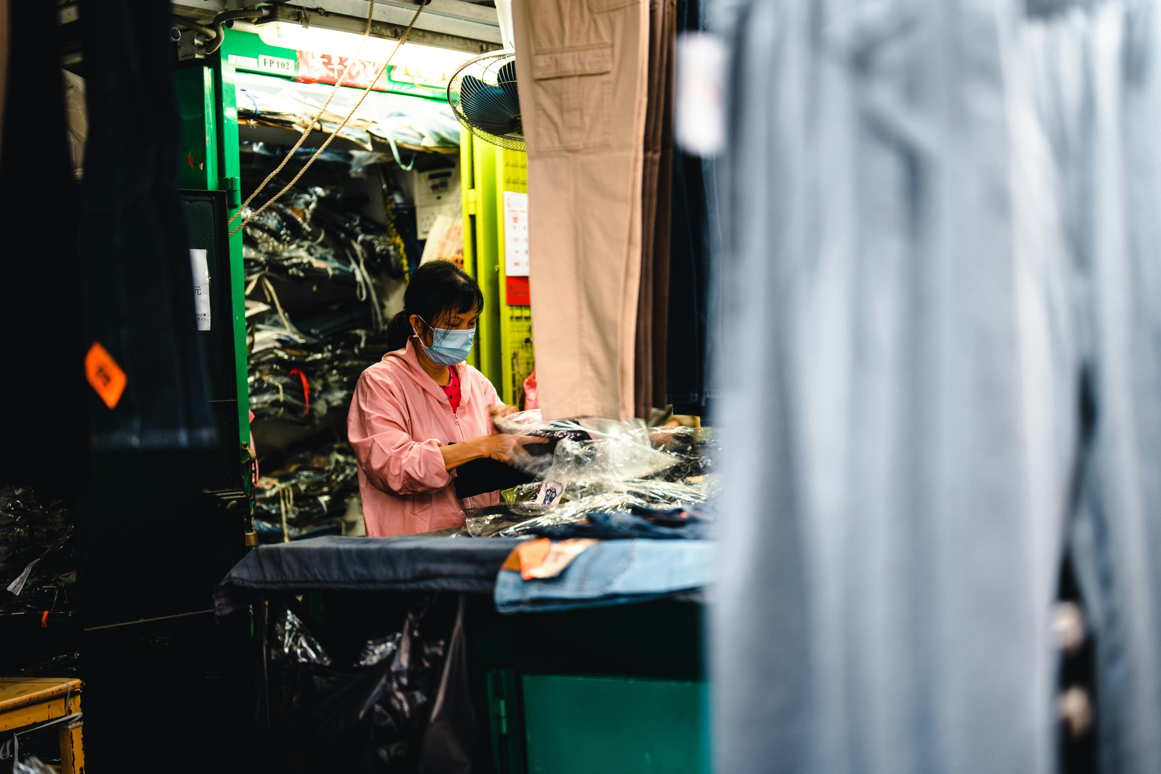 Professional garments manufacturing and quality control process